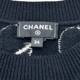 シャネル CHANEL ココマークカシミヤニットセーター P77905 ブラック カシミヤ レディース セーター