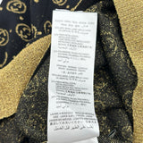 グッチ GUCCI GG総柄ラメニットセーター 554995 ブラック ウール レディース ニット
