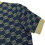 グッチ GUCCI GG総柄ラメニットセーター 554995 ブラック ウール レディース ニット