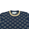 グッチ GUCCI GG総柄ラメニットセーター 554995 ブラック ウール レディース ニット