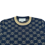 グッチ GUCCI GG総柄ラメニットセーター 554995 ブラック ウール レディース ニット