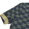 グッチ GUCCI GG総柄ラメニットセーター 554995 ブラック ウール レディース ニット