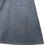 クリスチャン・ディオール Christian Dior アシンメトリープリーツラップ デニムスカート 252J19A3573 インディゴ デニム レディース ロングスカート