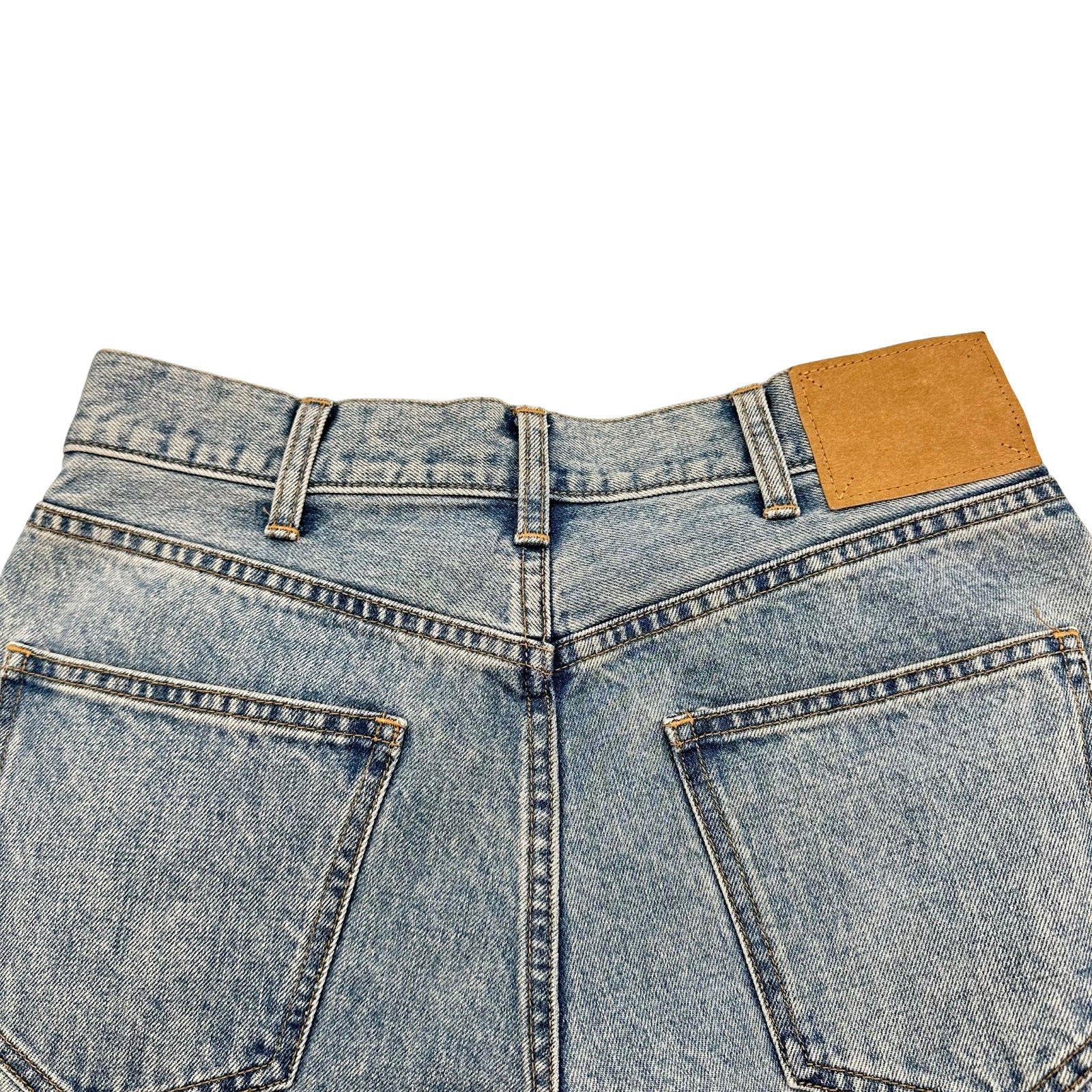 セリーヌ CELINE デニムテーパードパンツ N139 789D 07LS ライトブルー