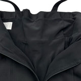 クリスチャン・ディオール Christian Dior シルク混レースアップ キャミワンピース 251R35A1212 ブラック ウール レディース ワンピース
