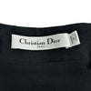 クリスチャン・ディオール Christian Dior シルク混レースアップ キャミワンピース 251R35A1212 ブラック ウール レディース ワンピース