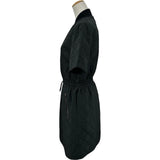 クリスチャン・ディオール Christian Dior マクロカナージュ 半袖ワンピース 427R67A2779 ブラック ポリエステル レディース ワンピース