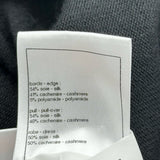 シャネル CHANEL カシミヤ混シルクワンピース P75750 ブラック シルク レディース ワンピース