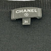シャネル CHANEL カシミヤ混シルクワンピース P75750 ブラック シルク レディース ワンピース