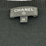 シャネル CHANEL カシミヤ混シルクワンピース P75750 ブラック シルク レディース ワンピース
