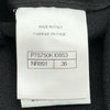 シャネル CHANEL カシミヤ混シルクワンピース P75750 ブラック シルク レディース ワンピース