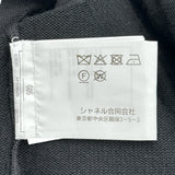 シャネル CHANEL カシミヤ混シルクワンピース P75750 ブラック シルク レディース ワンピース