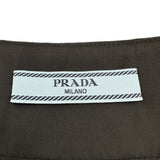 プラダ PRADA トライアングルロゴポーチ付ワンピース 230662 ブラック ナイロン レディース ワンピース