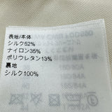 ルイ・ヴィトン LOUIS VUITTON ドローストリングスキューバワンピース FQDS90 クリーム シルク レディース ワンピース