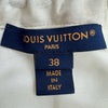 ルイ・ヴィトン LOUIS VUITTON ドローストリングスキューバワンピース FQDS90 クリーム シルク レディース ワンピース