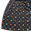 ルイ・ヴィトン LOUIS VUITTON ゲームオンラッフル襟ベイビードールドレス FKD651 ブラック シルク レディース ワンピース