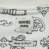 エルメス HERMES フェロヌリープリントジャケット 6E4218DG ホワイト コットン レディース その他アウター