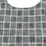 シャネル CHANEL ココマーク ツイードノースリーブワンピース P58812V44366 ブラック コットン レディース ワンピース
