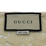 グッチ GUCCI GGロゴレース切り替えワンピース 573974 ネイビー ポリエステル レディース ワンピース