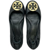 トリーバーチ TORY BURCH ロゴプレートフラットシューズ ブラック レザー レディース その他靴