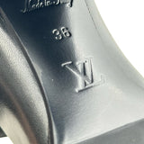 ルイ・ヴィトン LOUIS VUITTON スタートレイルライン サイドゴアショートブーツ ブラック レザー レディース ブーツ