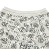 エルメス HERMES フェロヌリープリントショートパンツ 6E4417DG ホワイト コットン レディース ショートパンツ