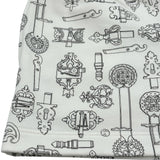 エルメス HERMES フェロヌリープリントショートパンツ 6E4417DG ホワイト コットン レディース ショートパンツ