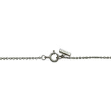 ティファニー TIFFANY＆CO TTWOサークルネックレス ホワイトゴールド Au750 ターコイズ ジュエリー