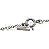 ティファニー TIFFANY＆CO TTWOサークルネックレス ホワイトゴールド Au750 ターコイズ ジュエリー