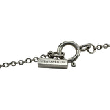 ティファニー TIFFANY＆CO TTWOサークルネックレス ホワイトゴールド Au750 ターコイズ ジュエリー