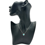 ティファニー TIFFANY＆CO TTWOサークルネックレス ホワイトゴールド Au750 ターコイズ ジュエリー