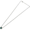 ティファニー TIFFANY＆CO TTWOサークルネックレス ホワイトゴールド Au750 ターコイズ ジュエリー