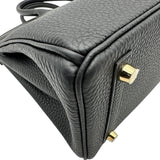 エルメス HERMES バーキン25 G刻 ブラック ゴールド金具 トゴ レディース ハンドバッグ
