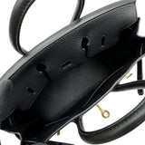 エルメス HERMES バーキン25 G刻 ブラック ゴールド金具 トゴ レディース ハンドバッグ