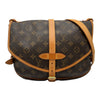 ルイ・ヴィトン LOUIS VUITTON ソミュール30 M42256 ブラウン モノグラム/レザー レディース ショルダーバッグ