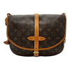 ルイ・ヴィトン LOUIS VUITTON ソミュール30 M42256 ブラウン モノグラム/レザー レディース ショルダーバッグ