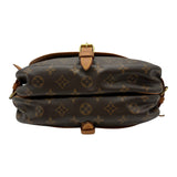 ルイ・ヴィトン LOUIS VUITTON ソミュール30 M42256 ブラウン モノグラム/レザー レディース ショルダーバッグ