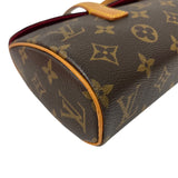 ルイ・ヴィトン LOUIS VUITTON ソナチネ M51145 ブラウン モノグラムキャンバス・　レザー レディース ハンドバッグ