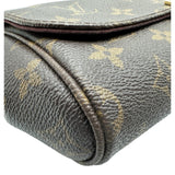ルイ・ヴィトン LOUIS VUITTON フェイボリットMM M40718 ブラウン モノグラム/レザー レディース ショルダーバッグ