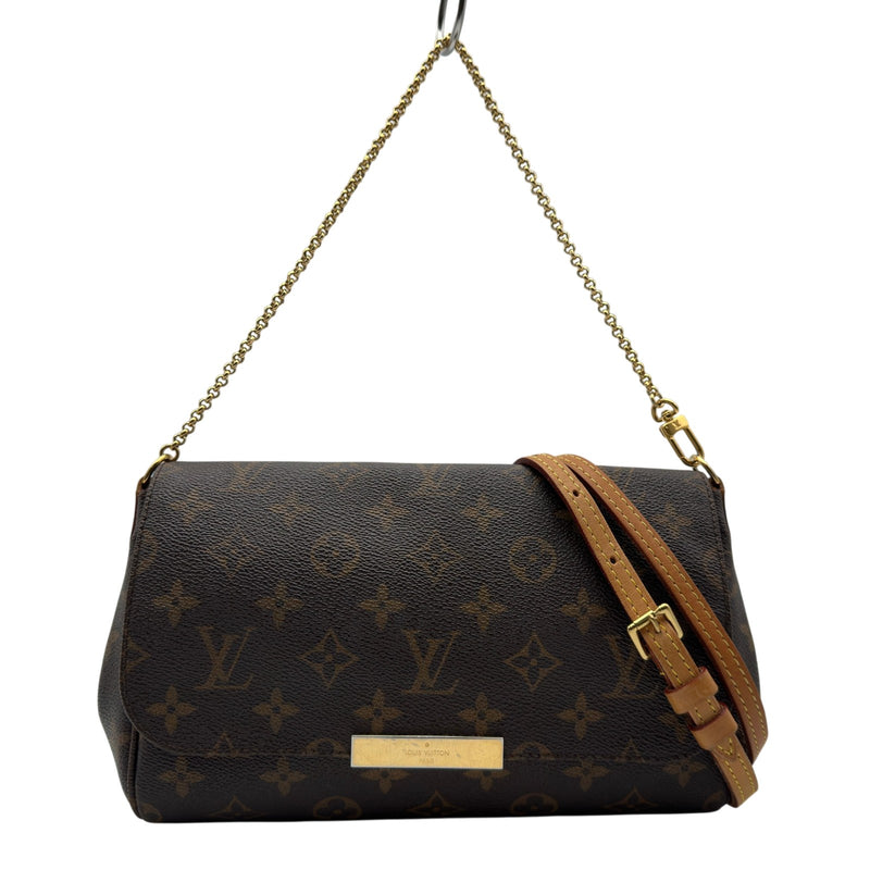 LV ヴィトン　フェイボリットMM M40718 ショルダー　チェーン ルイ・ヴィトン LOUIS VUITTON フェイボリットMM M40718 ブラウン