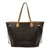 ルイ・ヴィトン LOUIS VUITTON ネヴァーフルMM M40156 ブラウン モノグラム/レザー レディース トートバッグ