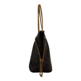 ルイ・ヴィトン LOUIS VUITTON ネヴァーフルMM M40156 ブラウン モノグラム/レザー レディース トートバッグ