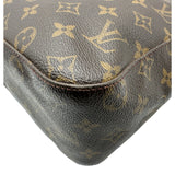 ルイ・ヴィトン LOUIS VUITTON ルーピングGM M51145 ブラウン モノグラム/レザー レディース ショルダーバッグ