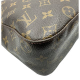 ルイ・ヴィトン LOUIS VUITTON ルーピングGM M51145 ブラウン モノグラム/レザー レディース ショルダーバッグ
