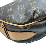ルイ・ヴィトン LOUIS VUITTON トゥラムGM M40075 ブラウン モノグラム/レザー レディース ショルダーバッグ