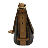 ルイ・ヴィトン LOUIS VUITTON トゥラムGM M40075 ブラウン モノグラム/レザー レディース ショルダーバッグ