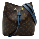 ルイ・ヴィトン LOUIS VUITTON ネオノエ M43569 ブラウン/ブルー モノグラム/レザー レディース ショルダーバッグ