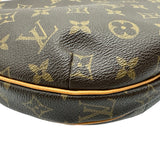 ルイ・ヴィトン LOUIS VUITTON クロワッサンMM M51512 ブラウン モノグラム/レザー レディース ショルダーバッグ