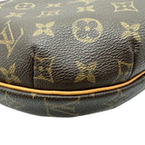 ルイ・ヴィトン LOUIS VUITTON クロワッサンMM M51512 ブラウン モノグラム/レザー レディース ショルダーバッグ