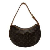 ルイ・ヴィトン LOUIS VUITTON クロワッサンMM M51512 ブラウン モノグラム/レザー レディース ショルダーバッグ